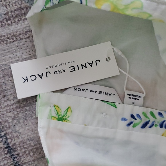 NWT Janie And Jack Girls Perfect Pineapple Tropical Dress Sz5 - Picture 4 of 9